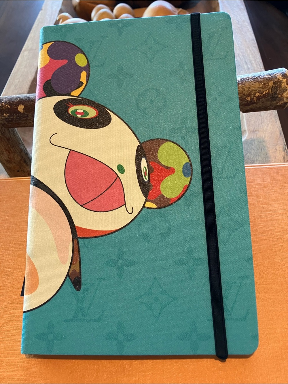 Louis Vuitton Murakami Panda notebook with multicolor panda graphic NWOT